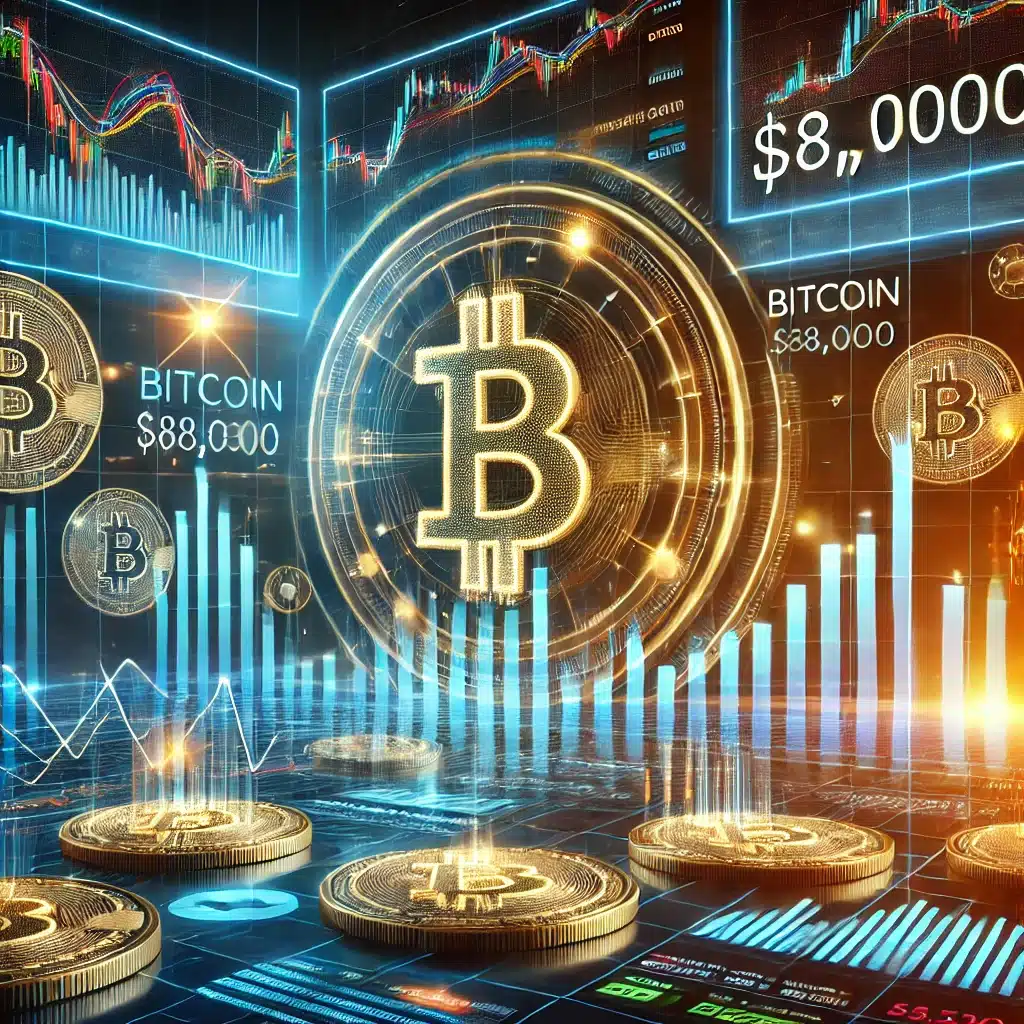 Bitcoin Price Today: BTC Rebounds to $88,000 Amid Market Volatility